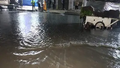لافاو لە هەولێر؛ ئاو چووەتە نێو دەیان ماڵ و زیانی مادی لێکەوتەوە